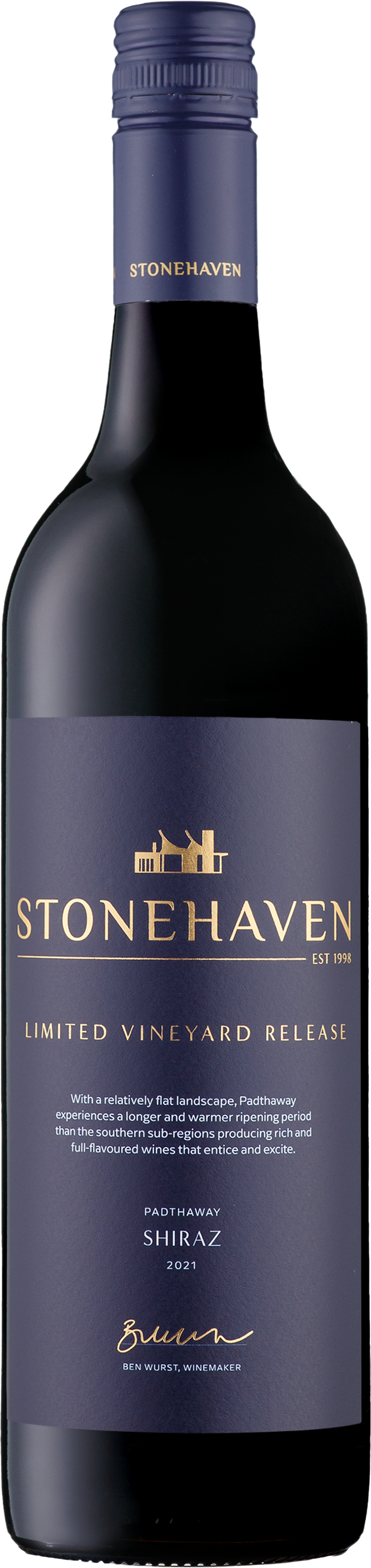 Stonehaven Limited Vineyard Release Padthaway Shiraz 2021